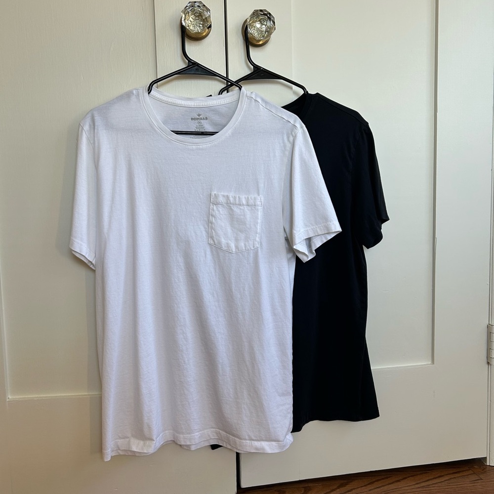 Bundle 2 Bombas Pocket Tees 100% Pima Cotton